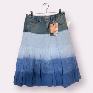 Y2K deadstock REWIND midi skirt